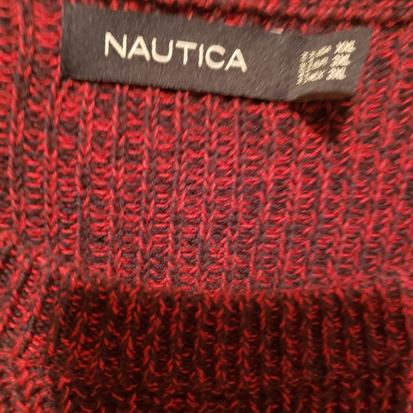 Nautica red and black sweater - Picture 2 of 6